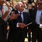 رئيس الاتحاد الدولي لكرة القدم يفتتح ملعب كرة قدم في دوار القرع قرب رام الله