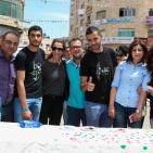 انطلاق فعالية مشروع بصمة في مدينة رام الله