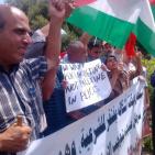 الاحتلال يقمع مظاهرة سلمية بالقرب من بيت البركة شمال الخليل