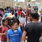 رحلة النادي الصيفي لمركز جبل النار إلى بلدة سبسطية