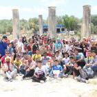 رحلة النادي الصيفي لمركز جبل النار إلى بلدة سبسطية