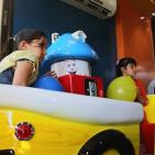 أبناء الشهداء والأسرى يفتتحون مدينة SUBWAY الحديثة للألعاب بمدينة غزة