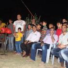 اضاءة أكبر فانوس في قطاع غزة عشية حلول شهر رمضان