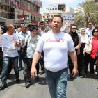 وقفة احتجاجية ضد الغلاء وارتفاع الأسعار في نابلس