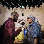 بالصور: برنامج على كيفك في بث مباشر من باب العامود وسط مدينة القدس