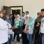 مؤسسة حوار للتنمية تُنظم زيارة لمجمع الشهداء الطبي العسكري في نابلس