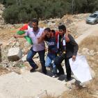 الاحتلال يقمع وقفة لاحياء ذكرى استشهاد أبو خضير قرب حاجز جبع