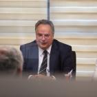 مؤتمر صحفي لوزير الخارجية د. رياض المالكي، مع وزير خارجية دولة اليونان نيكوس كوتزياس