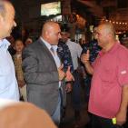 جولة تفقدية لمحافظ نابلس اللواء أكرم الرجوب في أسواق المدينة بمناسبة حلول عيد الفطر