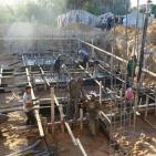 الحساينة يعلن انطلاق الاعمار ببناء أول منزل في الشجاعية