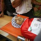 تششيع جثمان الشهيد  محمد عطا لافي 19 عام في مخيم قلنديا