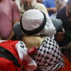 تششيع جثمان الشهيد  محمد عطا لافي 19 عام في مخيم قلنديا