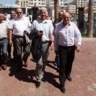 جولة الوفد الاقتصادي الكبير من الضفة في غزة