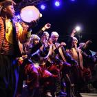 العرس الجماعي لـ240 عريس وعروس الذي نُظم في بلدة عقربا جنوب شرق نابلس