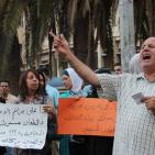 نابلس: وقفة احتجاجية ضد مجزرة وجريمة إحراق المستوطنين لعائلة الدوابشة