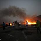 بالصور: إصابات في مواجهات مع الاحتلال على مدخل دوما