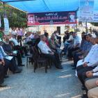 الفصائل تقيم خيمة عزاء رمزية للشهيد الرضيع 