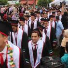 تحت رعاية الرئيس محمود عباس.. جامعة فلسطين بغزة تحتفل بتخريج 1300 طالب