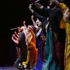 عرض لفرقة الفنون الشعبية الفلسطينية في مهرجان فلسطين الدولي