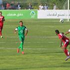 مباراة ذهاب كأس فلسطين بين 