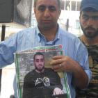 وقفة تضامنية مع الأسير المضرب محمد علان وسط الخليل