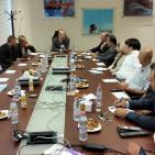 اجتماع صندوق الاستثمار مع المستثمرين في مقره في رام الله