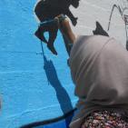 بالصور: المبادرات الشبابية ترسم جدارية 