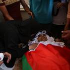 تشييع جثمان الشهيد رفيق التاج في طوباس