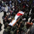 تشييع جثمان الشهيد ابو عمشة في كفر راعي بجنين