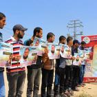 وقفة أمام معبر بيت حانون دعما للأسير محمد علان