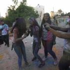 مهرجان حرب الالوان في رام الله