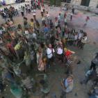 مهرجان حرب الالوان في رام الله