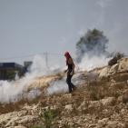 مواجهات في مسيرة النبي صالح الاسبوعية ضد مصادرة الاراضي