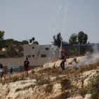 مواجهات في مسيرة النبي صالح الاسبوعية ضد مصادرة الاراضي