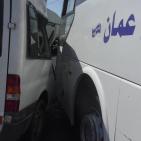 صور: 3 اصابات بينها خطيرة بحادث سير في الخليل