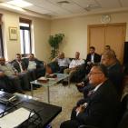 وفد من نقابة الصحفيين وممثلين وسائل اعلام يهنئون الدكتور عبد اللطيف ابو حجلة بمنصب رئاسة جامعة بيرزيت