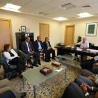 وفد من نقابة الصحفيين وممثلين وسائل اعلام يهنئون الدكتور عبد اللطيف ابو حجلة بمنصب رئاسة جامعة بيرزيت