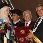 حفل تخريج جامعة القدس المفتوحة في نابلس