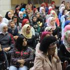 حفل تخريج جامعة النجاح والقنصلية الأمريكية في القدس لطالبات النادي العلمي 