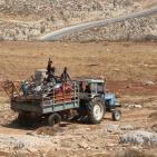 الاحتلال  يشرد  ثلاث اسربهدم مساكن وحظائر لعائلات بدوية شرق رام الله