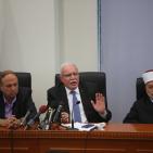 مؤتمر صحفي بوزارة الخارجية لمناقشة سبل مواجهة الاجراءات الاسرائيلية في الاقصى