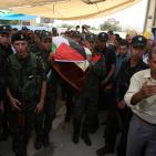 تشييع جثمان الشهيدة رهام دوابشة في بلدة دوما قرب نابلس