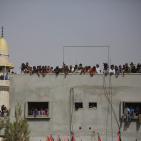 تشييع جثمان الشهيدة رهام دوابشة في بلدة دوما قرب نابلس