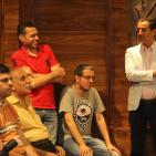 فرقة اصدقاء الشيخ امام تغني في متحف درويش  يافلسطينيه