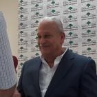 رئيس جامعة بيرزيت يعقد مؤتمرا صحفيا في الجامعة