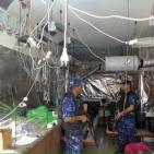 بالصور: الشرطة تضبط مستنبتا كبيرا للمواد المخدرة بتقنيات عالية في أريحا