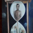 الفنان الفلسطيني مسلم بدارين يقيم معرضه الفني الأول