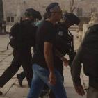 اعتداء المحتلين  على المصلين في المسجد الاقصى  اليوم الاثنين 14/9/2015