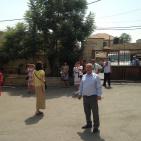 وفد اوكراني  يزور البلده القديمه في بير زيت يوم 14/9/2015