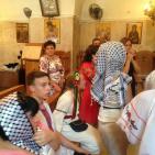 وفد اوكراني  يزور البلده القديمه في بير زيت يوم 14/9/2015